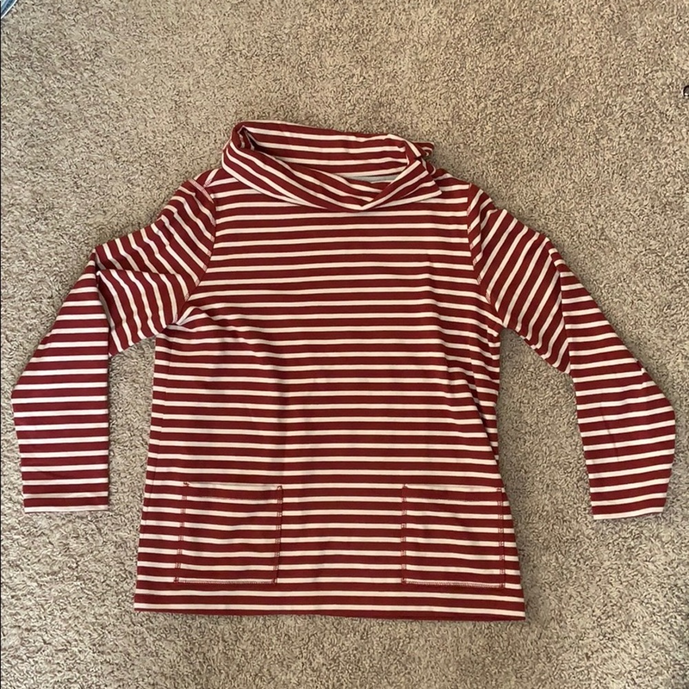 Susan Graver: Weekend Sweater W/ Pockets Stripe